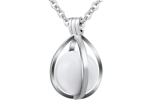 CREA&CO Bola de grossesse Appeleur d'Ange plaqué argent - Cage avec boule sonore - Longue chaîne 114cm - Bijou musical avec carillon pour maternité, femmes enceintes - Idéal future maman