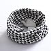 Koly Winter Baby Boys Girls Collar Scarf Thicken Warm Cotton O Ring Neck Scarves Neckerchief (Black)