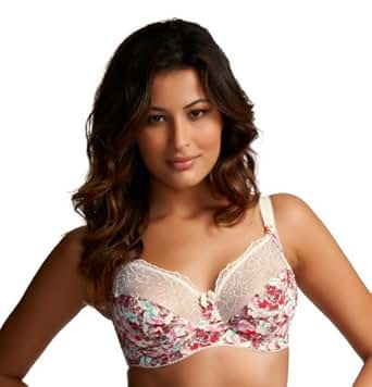Fantasie Josephine Raspberry Ripple Bra, Ivory/Multi, Size