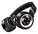 Produktbild Honstek P6 drahtlose Bluetooth 4.0-Stereo-Kopfhörer, Hifi, faltbar, On-Ear mit Micro, Lautstärkeregler und Audio-Kabel, Unterstützungs-TF-Karte und FM-Radio (Schwarz/Kupfer)