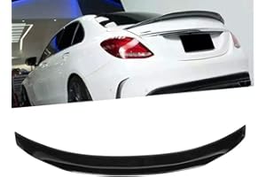 ZYAURA Auto Heckspoiler für Mercedes-Benz C-Klasse W205 2015-2020 ABS Dachspoiler Heckflügel Flügel Lippe Schwanz Spoiler Flügel Kofferraumspoiler Hinterer Spolierflügel
