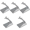 XINMEIWEN 5Pack Plastic Model Plane Display Stand Universal Aircraft Model Plane Stand Without Airplane Model for Building Blocks Planes (Grey)
