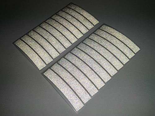 Reflektierende Reflex-Aufkleber 10mm schwarz - 5