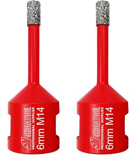 Diamant-Lochsäge 140 Mm Mit Zentrierbohrer – Profi-Bohrkrone Für Fliesen, Porzellan, Keramik, Schaft 1 Cm, 55