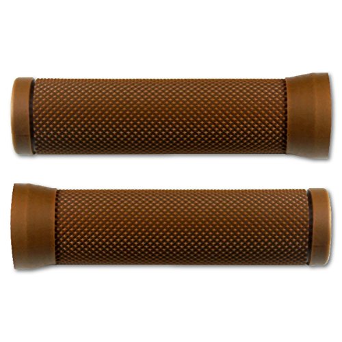 déposé par marrón manillar 125 mm 22 mm Vintage Bicicleta asas goma Grip Fixie Mango Gomas MTB