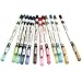 leading-star 12 Colors Glitter Lip liner Eye Shadow Eyeliner Pencil Pens Makeup Cosmetic Kitf