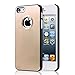 Produktbild High Value Iphone 5 / 5S Qualität Simple Gold gebürstetem Aluminium Diamantkasten bling Abdeckung mit schwarzen Seitenrand für iphone 5 / 5S