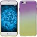 Produktbild PhoneNatic Case für Apple iPhone SE Hülle Silikon Design:05 Ombrè Cover iPhone SE Tasche + 2 Schutzfolien