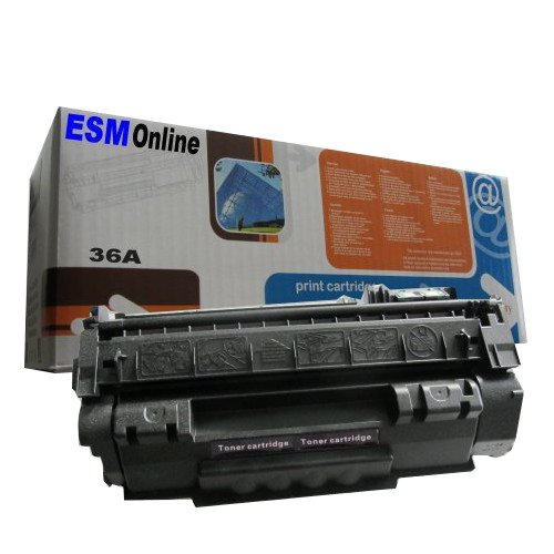 ESMOnline komp. Toner Ersatz für HP36A CB436A HP LaserJet P1505 P1505N M1120 M1120n M1522n M1522nf