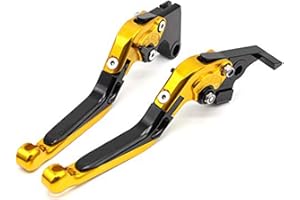 YANG HUA Leve per freno e frizione, pieghevoli e regolabili, lavorazione a CNC, per Honda CB599 / CB600 Hornet 1998-2006.