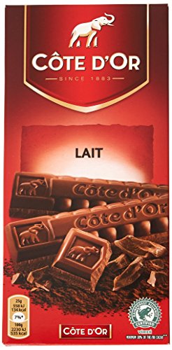 Cote d'Or Milk Chocolate Belga Bar [PAQUETE DE 1]