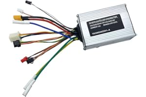 ZWEquipint Pour modèle Hitway H5, contrôleur de scooter électrique 18 A 10 fils de type B, pièce de rechange pour sports de plein air, boîtier en métal 48 V, blanc