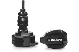 JAYWIS Sturzschutz Motorrad-Fallschutz-Rahmenschieber-Verkleidungsschutz, Anti-Crash-Pad-Schutz Für Suzuki GSR 400 GSR 600 GSR 750 GSR400 GSR600 GSR750 (Farbe : Schwarz)