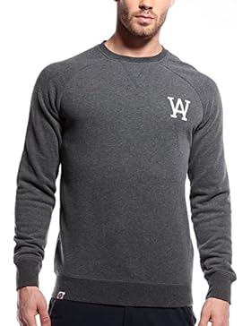 WOLDO Athletic Herren Sweatshirt Pullover Pulli Raglan Slim Fit