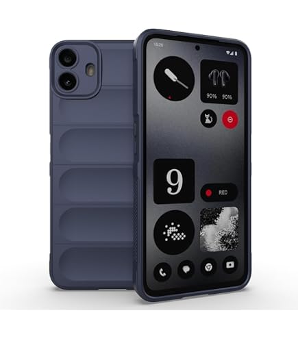 JETech Cover per Nothing Phone 3a, Custodia Antiurto Trasparente, Retro