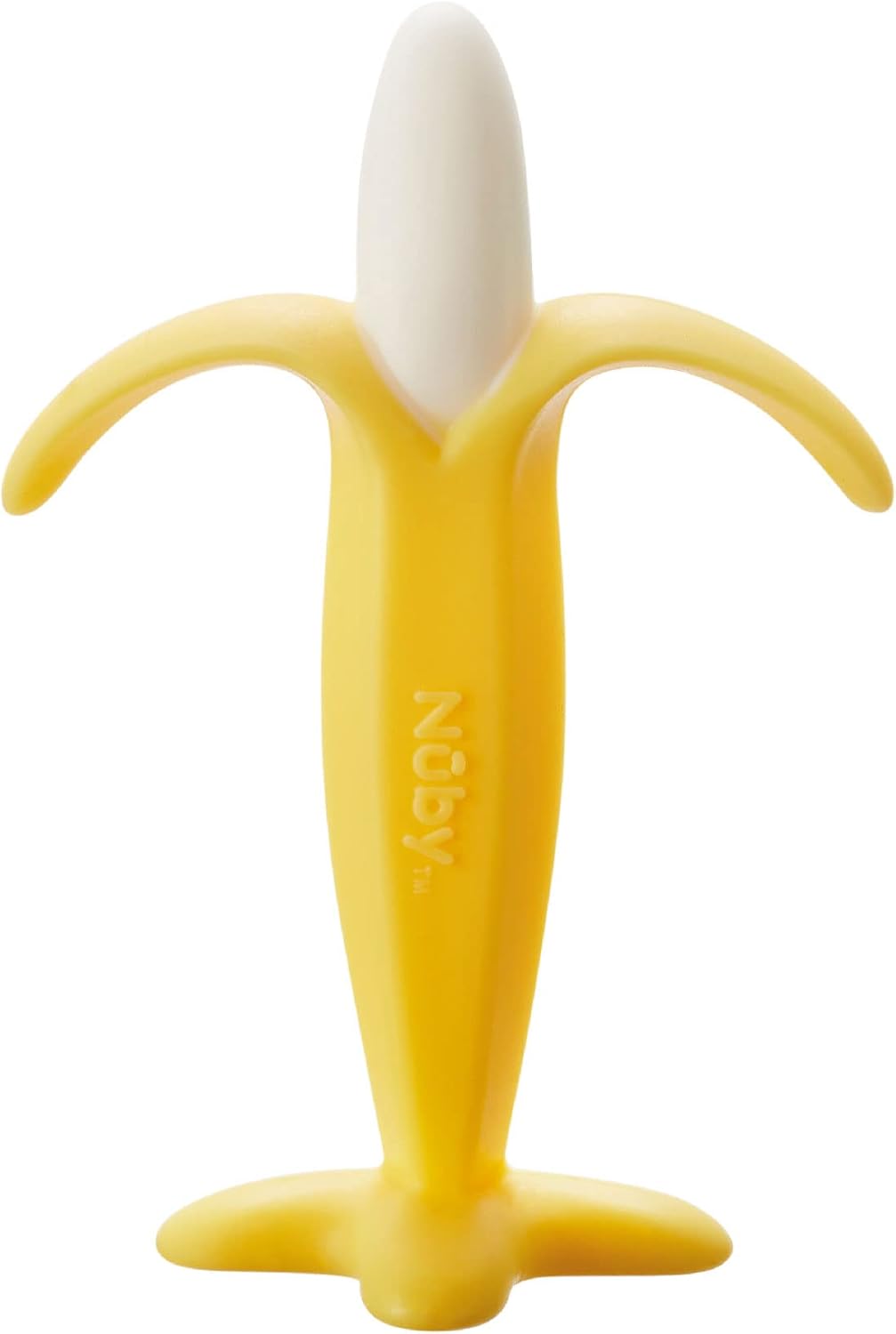 Nuby Banana Soothing Teether Easy Grip BPA-Free Suitable from 3 Months Plus, One Size