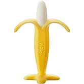 Nuby Banana Soothing Teether Easy Grip BPA-Free Suitable from 3 Months Plus, One Size