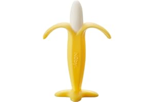 Nuby Banana Soothing Teether Easy Grip BPA-Free Suitable from 3 Months Plus, One Size