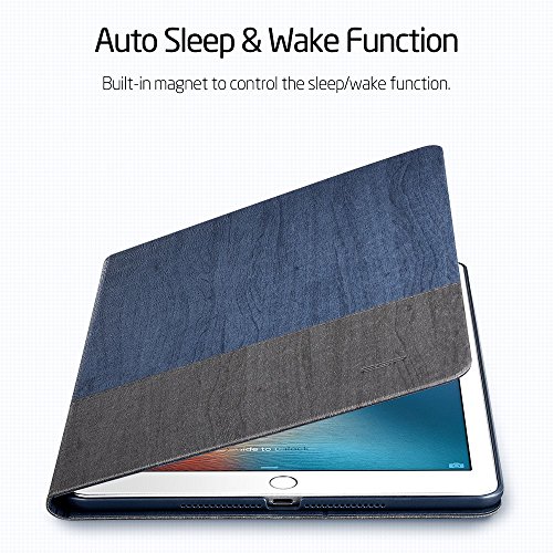 iPad Mini 4 Hülle, ESR® Auto aufwachen / Schlaf Funktion und Einstellbarem Blickwinkel Funktion Schutzhülle für iPad Mini 4 (Marineblau) - 5