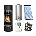 Produktbild Oranier Komplett489630Solar Arena Aqua Wasserführender Kaminofen Stahl Schwarz Glas Komplett-Set + Solarthermie-Set 2 (11 m²)