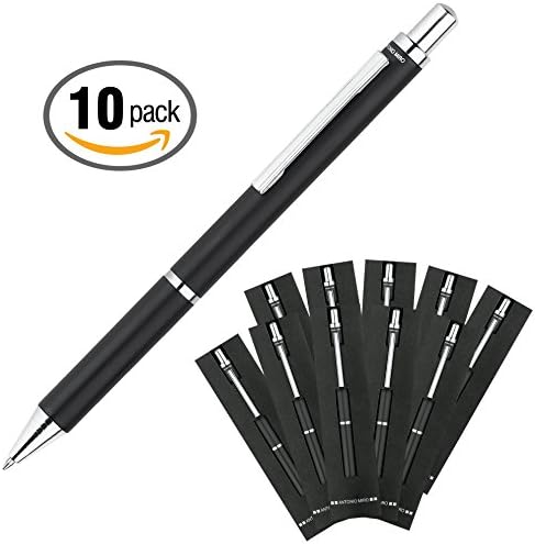 ANTONIO MIRO Low Cost Lightweight Pen - Case with Printed Logo - Ideal as a Gift at Company Events - Pack x10