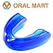 Produktbild Oral Mart Sport-Doppel Mundschutz - Sport Doppel Mundstück (mit Gehäuse) (Erwachsener, doppelter Mundschutz) One Size Blau