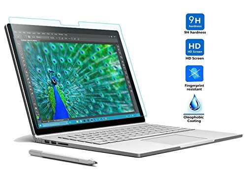 Eximtrade 13.5" Gehärtetes Glas Bildschirmschutz 9H Härte Kratzfest HD für Microsoft Surface Book