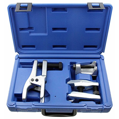 ALKAN Kugelgelenkbolzen-Abzieher Satz für Traggelenk, Gelenkbolzen und Spurstangenkopf / Universal Ausdrücker Set im stabilen Aufbewahrungskoffer, 3-tlg.
