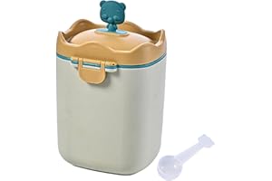 SSIYIYA Baby Milchpulver Gläser & Kanister, Flaschenfütterung Versorgung Für Baby Reisen, Feuchtigkeitsdichter Formelspender Mit Löffel, Tragbare Formel Milchpulver Container Baby Formel Spender & Mixer