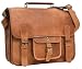 Produktbild Ledertasche Gusti Leder studio „Murray“ Laptoptasche 15,6" Umhängetasche Collegetasche Vintage Braun 2U31-26-5