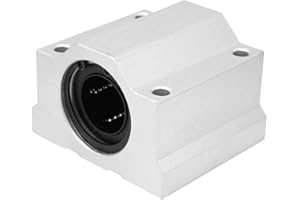 ZUNATE Linearkugellager Gleitblock,SC25UU 25mm Aluminium Geschlossener Linearlagerschlitten CNC Lineareinheit,76mm Länge,67mm Breite,52mm Höhe,25mm Innendurchmesser,Linear Motion Ball Bearing Slide Block