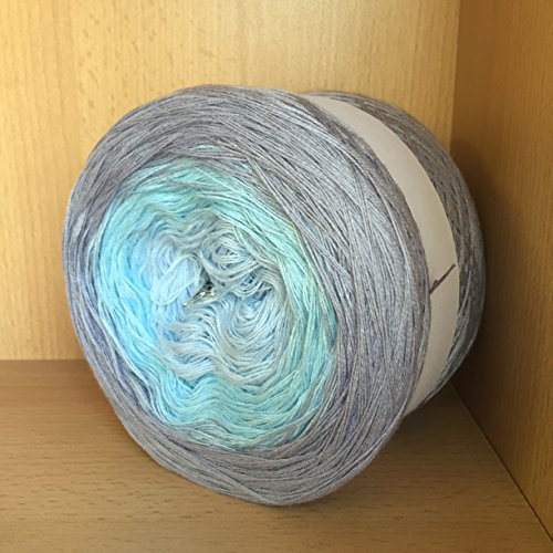 Farbverlaufsgarn 200 Gramm LL ca. 1000 Meter Farbe 181 (Grundpreis EUR 7,00/100 Gramm)