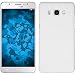 Produktbild PhoneNatic Case für Samsung Galaxy J5 (2016) J510 Hülle weiß gummiert Hard-case + 2 Schutzfolien
