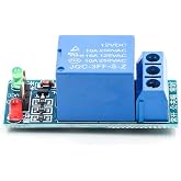 SANEC Tek Kanallı 12V R&ouml;le Mod&uuml;l&uuml; Tekli R&ouml;le Kartı 1 Kanal Arduino