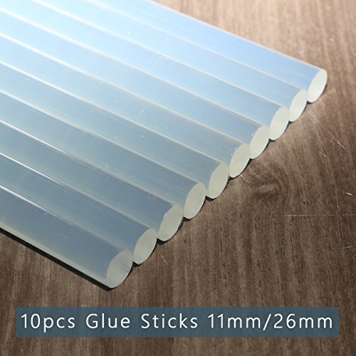 Blusmart Heißklebepistole in industrieller Klebepistole mit 100 Watt und 10 Stück Klebesticks (dunkelgrün) - 5
