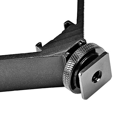 Neewer   en alliage d aluminium 12 7  cm 12 5  cm forme en V Triple 3  universel froid Chaussures Support pour Nikon Canon Sony Pentax DSLR appareil photo ou cam  scope Accessoire comme LED Vid  o Lumi  re  Micro    cran  Flash