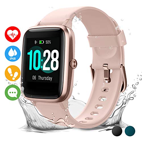Vigorun Smartwatch Orologio Fitness Impermeabile IP68 Uomo Donna Fitness Tracker Schermo Tattile 10 Giorni Durata Cardiofrequenzimetro da Polso Contapassi Activity Tracker for iPhone Huawei Samsung