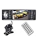 Produktbild Bedee 4,1 Zoll HD Stereo Autoradio MP5 Player mit Bluetooth Fernbedienung + Rückfahrkamera Backup-Kamera für iPhone / iPad / iPod / Android Smartphone Musik Audio Video Play und Reversing, Unterstützung USB/AUX Anschluss SD Karten, 1 Din