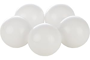 Velinda 150 Bälle,Bällebad/Bällezelt/Kinderpool Plastikbälle Spielbälle Kinderbälle O7cm (Farbe der Bälle: weiß)