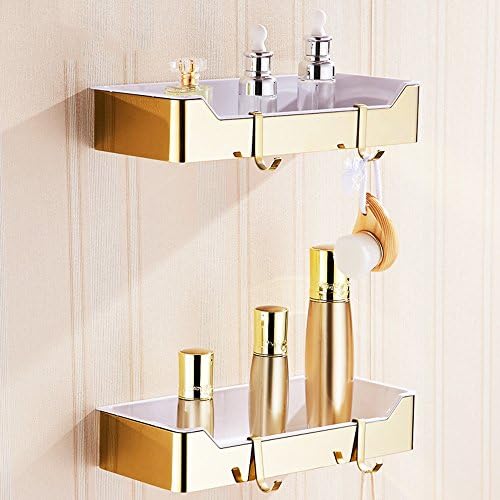 Bathroom rectangular Racks Bathroom storage rack hardware pendant double layer