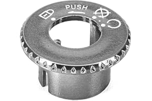 one by CAMAMOTO Cornice Chiave MBK Booster Spiriti Modelli 88'/03' Yamaha Bw's Originali 88'/03' Malaguti F12 Cromato