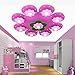 Produktbild XCJjJ Environmental Ceiling Light, Warm and Romantic Pink Petals Led Eye Protection Children Ceiling Light Girls Princess Bedroom Children Room Ceiling Light (27W Diameter 60Cm) Efficiency:A+++,With R