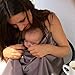 Salinka - Breastfeeding Cover - Baby Nursing Scarf Provides Privacy while Breastfeeding in Public - Nursing Apron Can be Used as Blanket - with Adjustable Strap for Perfect Fit and Comfort - Useful Pocket; Ebook as Bonus