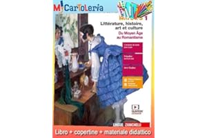 REBILLO MIROIRS - VOL. 1 + FICHES DU MOYEN ÂGE AU ROMANTISME (LDM) (9788808420589) + copertine + Il tuo libro scolastico copertinato con articoli di cartoleria per la scuola