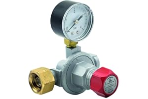 FERRARI Regolatore alta pressione con manometro per gpl primo stadio, modello 912