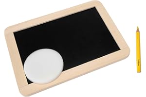 Eichhorn - Kleine Schultafel für Buntstifte und Kreide inkl. 1 Stift und 1 Schwamm, 25x18cm, 3-TLG., aus Buchenholz, ab 3 Jahren