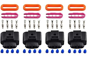 CENPEK Lot de 4 connecteurs de bobine d'allumage pour A4 08-16 A6 11-16 A8 10-13 Golf 12-16 11-16 Tourna Transporter 2016 Passta Polo 13-16