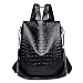 Produktbild YKXY Vintage Damen Rucksack GeldböRse Einfacher Pu-Rucksack FüR Damen Mit GroßEm FassungsvermöGe