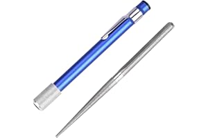 Stylo Aiguiseur Multifonctionnel avec Pierre à Aiguiser pour Aiguiseur de Couteaux de Cuisine en Plein Air Stylo Aiguiseur Diamant Multifonctionnel, Stylo Aiguiseur de Poche Pratique