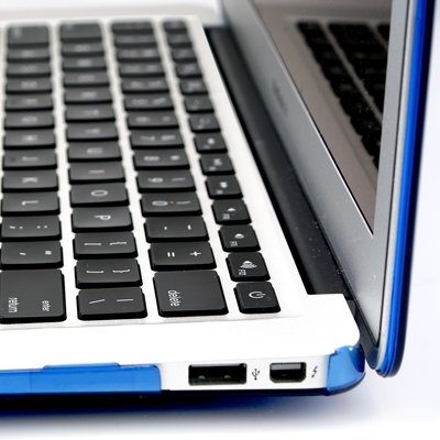 GMYLE Ultra Slim Matte Gummierte Plastik Harte Hülle Case für Macbook Air 11 Zoll – Blue - 6